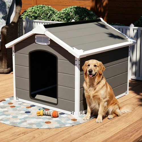 Large resin dog house - dog,